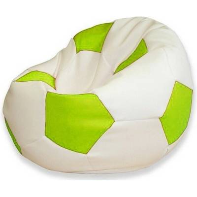 TiaHome futbalová lopta XXL bielo limetková