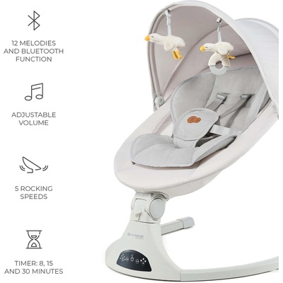 KinderKraft TULSY шезлонг BEIGE (KBTULS00BEG0000)