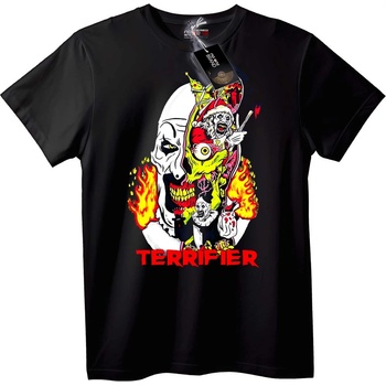 NOONEBRAND Тениска Terrifier Ужас - L, Black