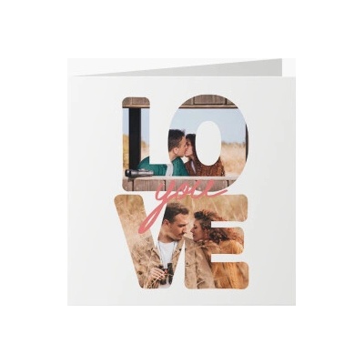Fotoprianie Love you, 14x14 cm - 114300