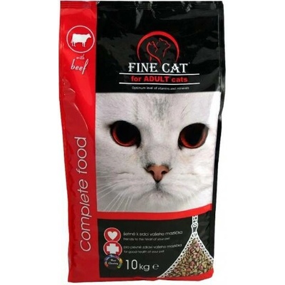 FINE CAT s hovězím 10 kg