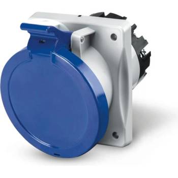 SCAME Промишлен контакт 2P+Е 63A 346-415V IP54 серия Optima панелен монтаж 100х110мм - 413.6363 (413.6363)