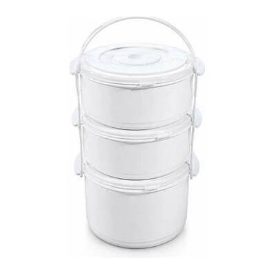 PROHOME - Jídlonosič 3dílný 2 x 1l a 1 x 1,7l různé barvy