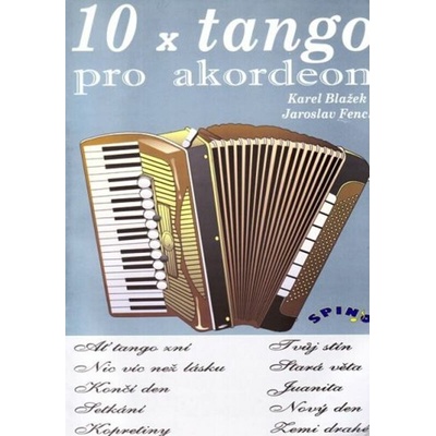 10 x tango pre akordeón Karel Blažek