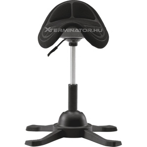 UP UP Saddle Chair Ергономичен офис стол - регулируема височина, черен (TORONTO SCBK) (TORONTO SCBK)