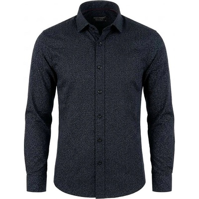 Ego Man pánská košile regular fit EGR-029-4 tmavo modrá