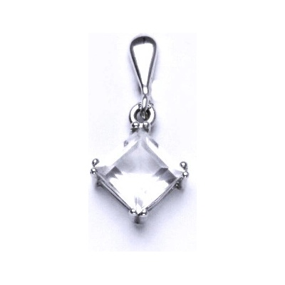 Čištín Stříbrný přívěsek přírodní křišťál P 1258/22