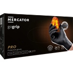 Mercator Medical Нитрилни ръкавици Mercator Gogrip Black - индустриални, 3D захват (885918)