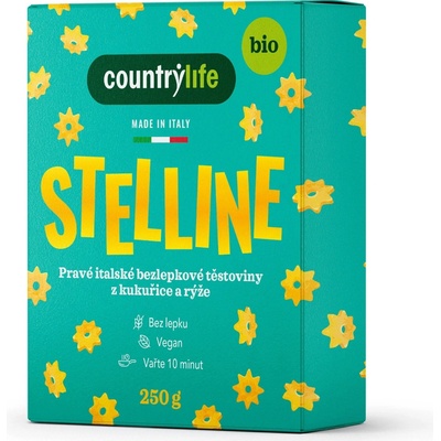Country Life stelline kukuřično-rýžové 250 g