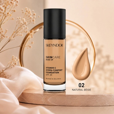 Skeyndor SkinCare Vitamin C Hydra Comfort Foundation Make-up Hydratační make-up s vitamínem C 1 30 ml