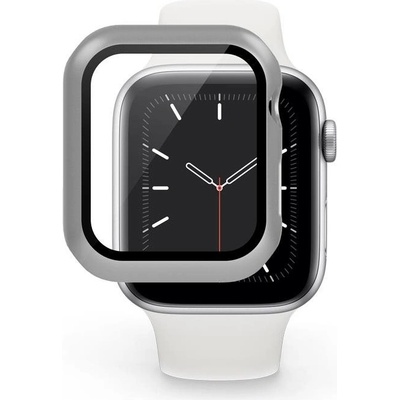 EPICO Glass Case for Apple Watch 4/5/6/SE 44 mm stříbrná 42210152100001 – Zboží Živě