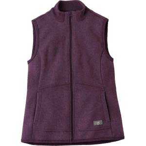 disana Дамски вълнен елек disana Women's Weste Merino vest - Aubergine - размер 42 (EU) (132-1764-0115)