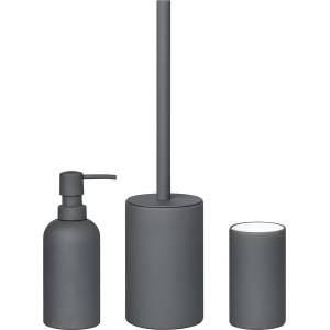 blomus Комплект за баня blomus banja от 3 части - цвят черен (blomus 66026)