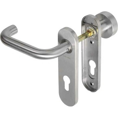 ASSA ABLOY AHW700 U PZ 72 mm klika levá/koule nerez