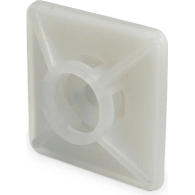 OZ067 19x19 n - Samolepicí příchytky pro stahovací pásky, 19x19mm, Max. 4,1mm