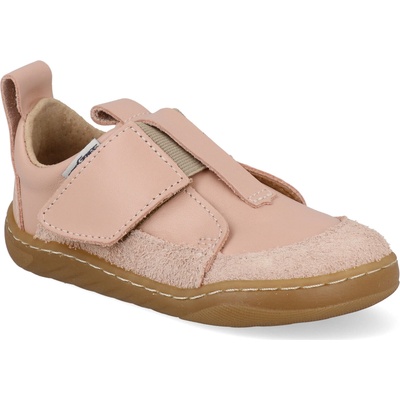 Pegres Barefoot kožené boty SBF64 0.1 růžové