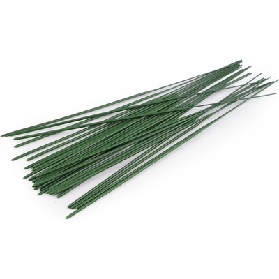 Prima-obchod Floristický plastový stonek / drát délka 20 cm, barva zelená