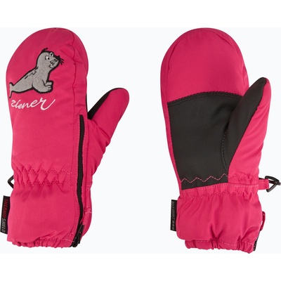 ZIENER Детски скиорски ръкавици ZIENER LE Zoo Minis pop pink