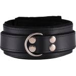 Dominate Me Leather Collar D32 Black-Black