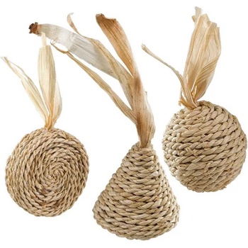 Ferplast Cat Toy straw - Котешка играчка от слама, различни форми, 1 брой