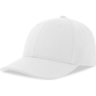 Atlantis Headwear Liberty Sandwich-S 6 panelová baseballová COT-33025190299 Bílá/bílá