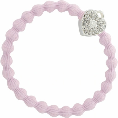 By Eloise London Silver Bling Heart Lock barva Soft Pink