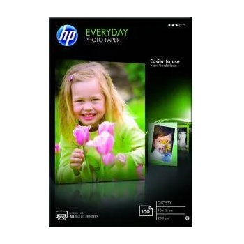 HP Хартия HP Everyday Glossy Photo Paper-100 sht/10 x 15 c - CR757A