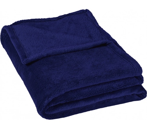 Brotex Detská micro deka tm. modra