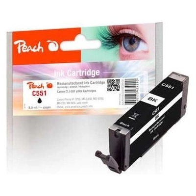 Peach Canon CLI-551BK - kompatibilný