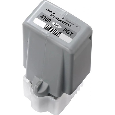 Canon Касета за Canon imagePROGRAF PRO-1100 - Photo Grey - 6784C001AA - Canon PFI-4100PGY - Оригинална, 80 ml капацитет (6784C001AA)