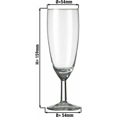 Gastro G. Sklenice na šampaňské Gilde D10585506 12 x 160 ml