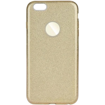 Forcell Блестящ Силиконов Калъф за iPhone 6/6s, Forcell Shining Case, Златист (5901737411198)