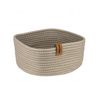 Image 1 of Horecano - Плетен панер квадратен 19x19xh7см лате (HC-24705) (YUV. 128-L) (0124705)