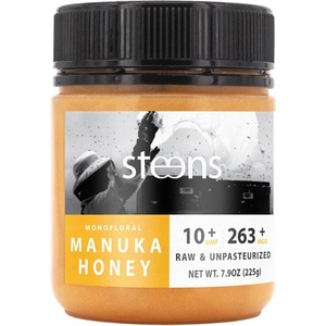 Steens - СУРОВ мед от манука (мед от манука) UMF 10+ (263+ MGO), 225 g