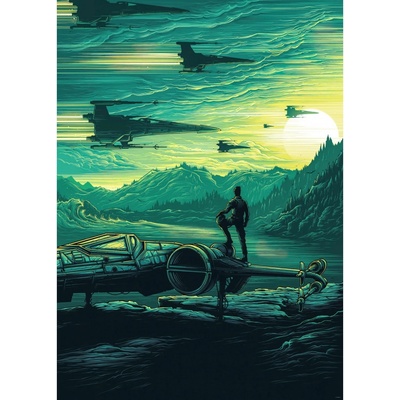 Komar Vliesová fototapeta Star Wars X-Wing Assault Takodana rozměry 200 x 280 cm