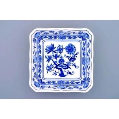 Český porcelán Dubí Mísa čtyřhranná 10057 Cibulák 18 cm