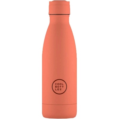 Cool Bottles Termo Termofľaša 350 ml lososová čierna