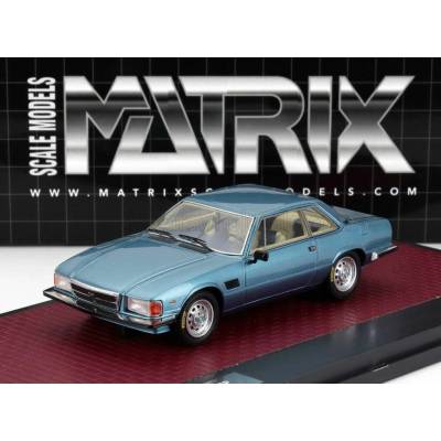 MATRIX SCALE MODELS DE TOMASO LONGCHAMP 1972 BLUE MET 1:43