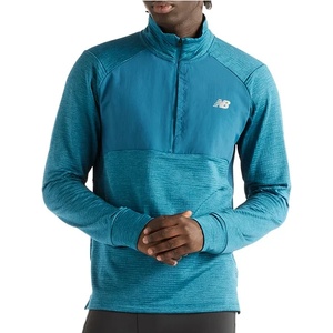 New Balance Мъжко яке за тренировка New Balance Athletics Heat Grid 1/2 Zip Training jacket - Blue II - размер XL (003-3280-0515)