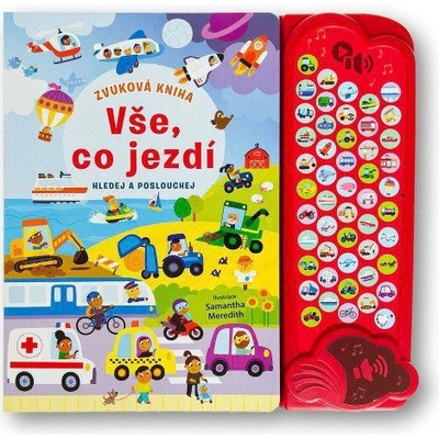Svojtka Zvuková kniha Hledej a poslouchej Vše, co jezdí