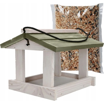 ČistéDrevo Drevené kŕmidlo pre vtáky borovica