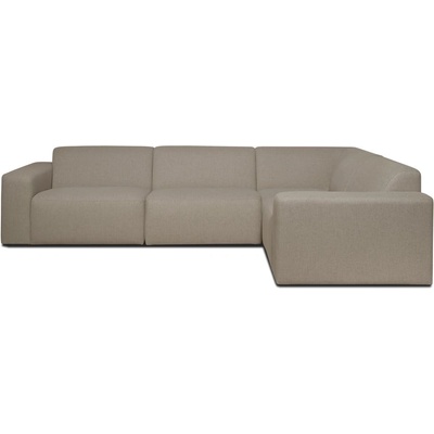 Scandic Бежов ъглов диван (десен ъгъл) Roxy - Scandic (Roxy 3+90+1,5 14 latte)