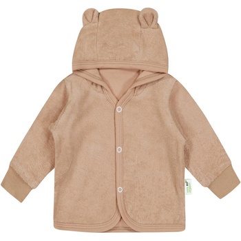 Bio Baby Бебешки суитшърт с ушички Bio Baby - От памучно фроте, 62 сm, 3-4 месеца (97222326)