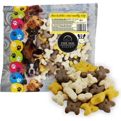 Fine Dog Bakery zvířátka vanilková mix 150 g