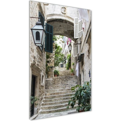 Vertikálny foto obraz sklenený Uličky Dubrovník 50x100 cm