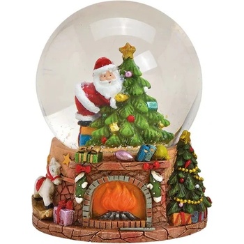 WURM Снежен глобус с Дядо Коледа, полирезин и стъкло (1452)