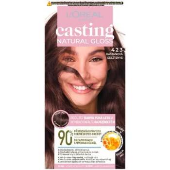 L'Oréal Casting Natural Gloss боя за коса всички типове коси боядисана коса 48 ml нюанс 423 за жени