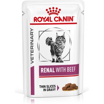 Royal Canin Veterinary Diet Cat Renal with Beef Feline 12 x 85 g