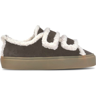 Inuikki shearling low dark brown