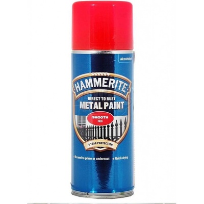 Hammerite přímo na rez sprej hladký červený 400ml